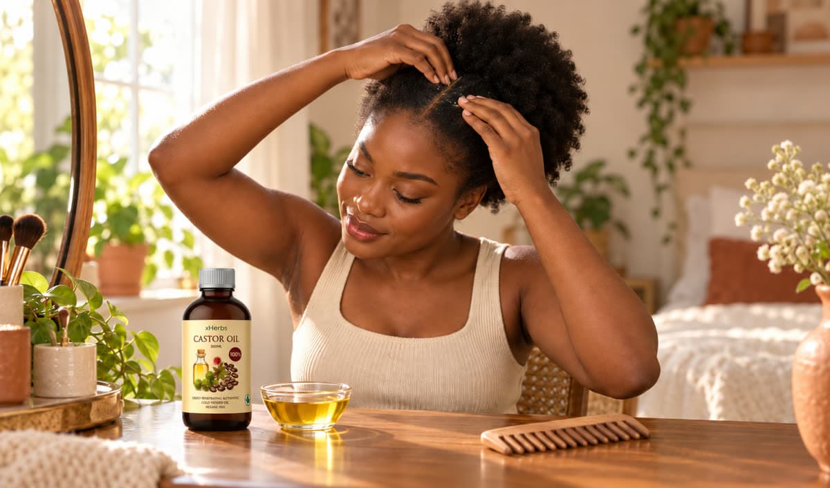 Castor Oil for Hair Growth: An Honest Routine for Nigerian Hair and Edges