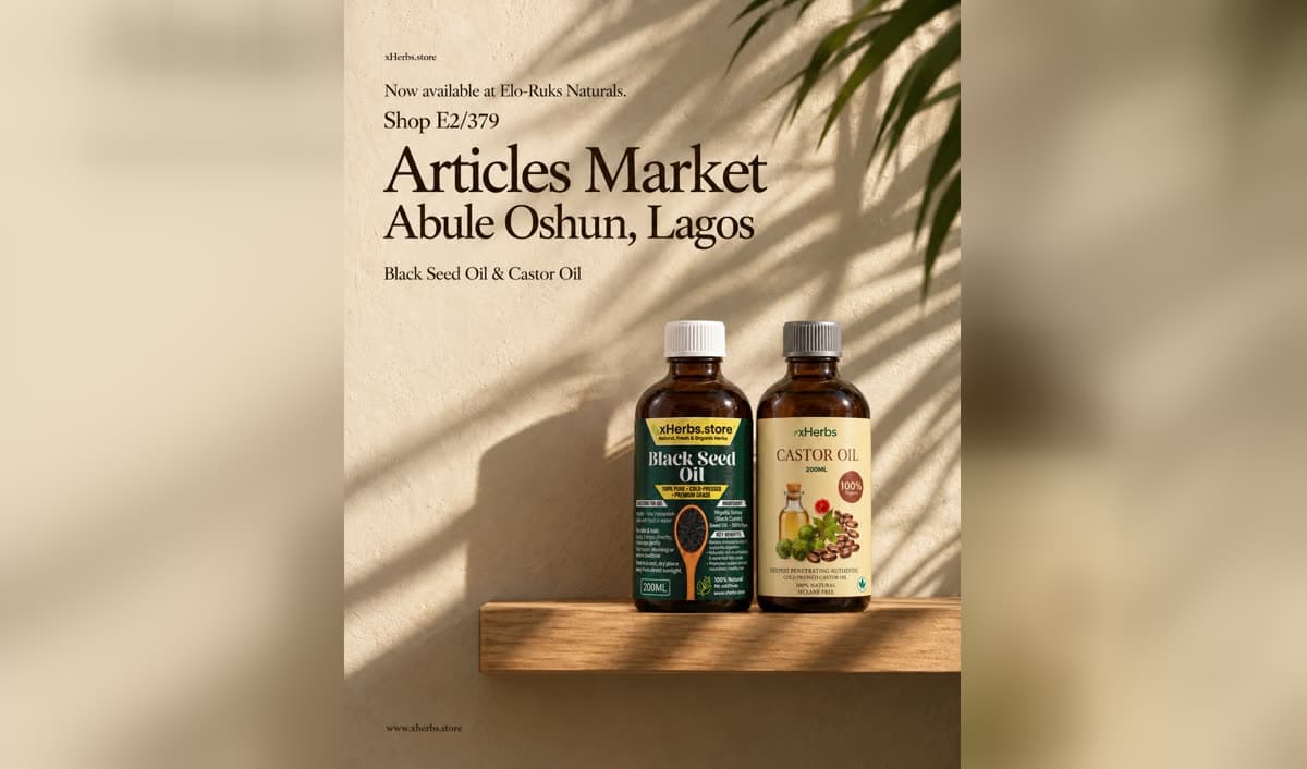 Elo-Ruks Naturals, Article Market Lagos: Address, Directions and xHerbs Oils