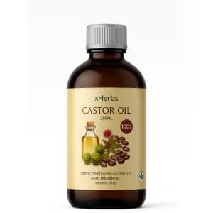Cold-pressed Castor oil in a Dark Glass Bottle – 200ml — on xHerbs Store Nigeria