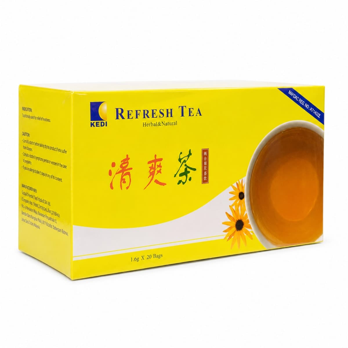 Refresh Tea for Throat, Eye, Digestion and Detox Support — on xHerbs Store Nigeria