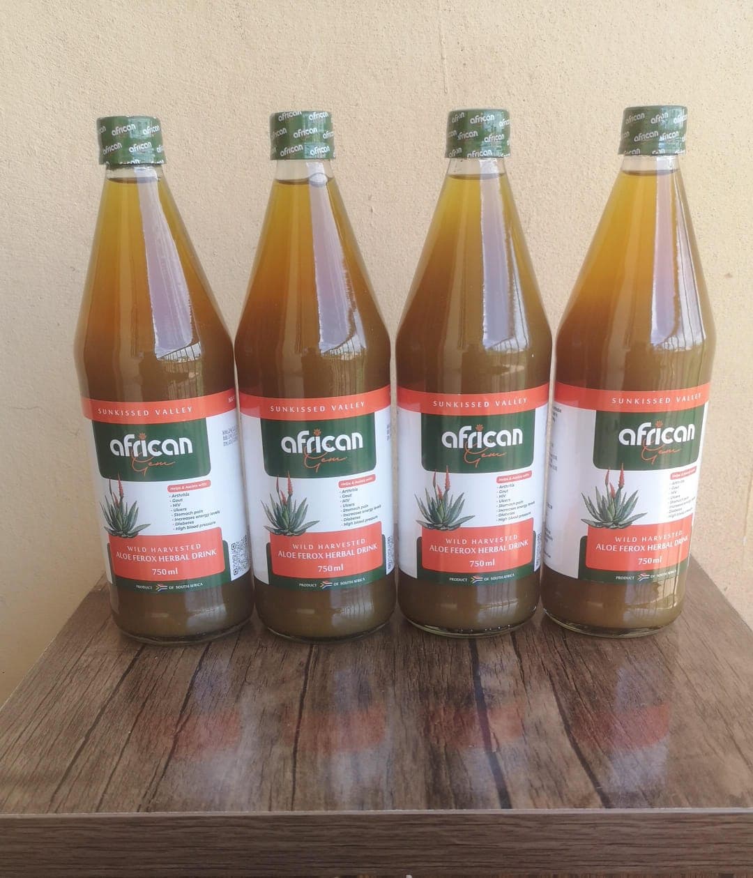 4 Bottles of African Gem Herbal {750ml} — on xHerbs Store Nigeria