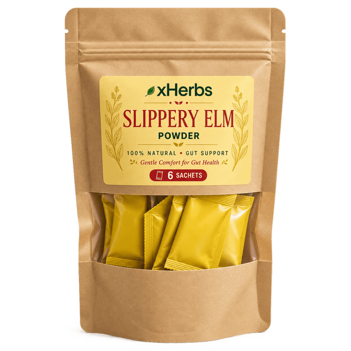 Slippery Elm Extract for ulcers – 6 sachets — on xHerbs Store Nigeria