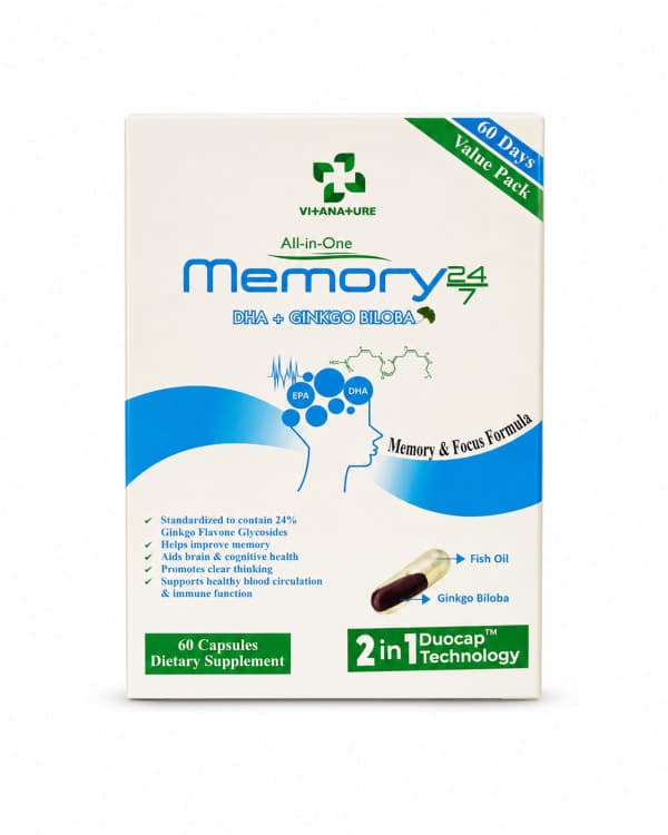Memory 24/7 for Memory, Focus and Brain Health — on xHerbs Store Nigeria