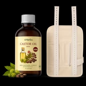 Castor Oil + Tummy & Neck wrap Combo — from Abia — on xHerbs Store Nigeria