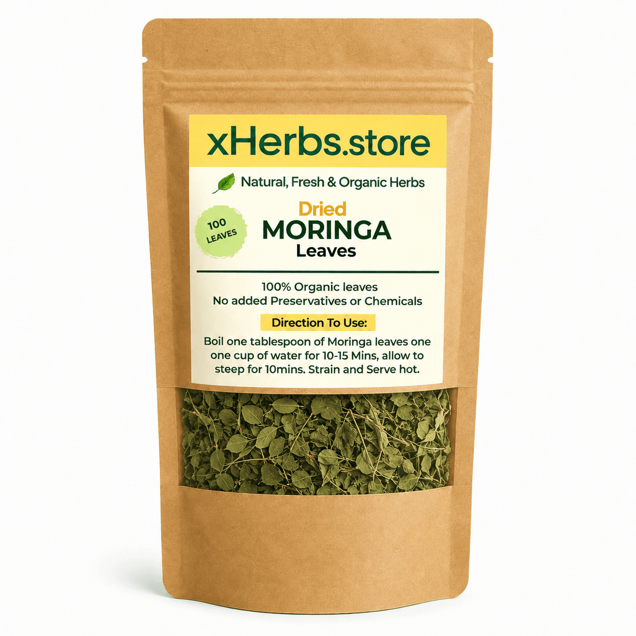 Dried Moringa Leaves — on xHerbs Store Nigeria
