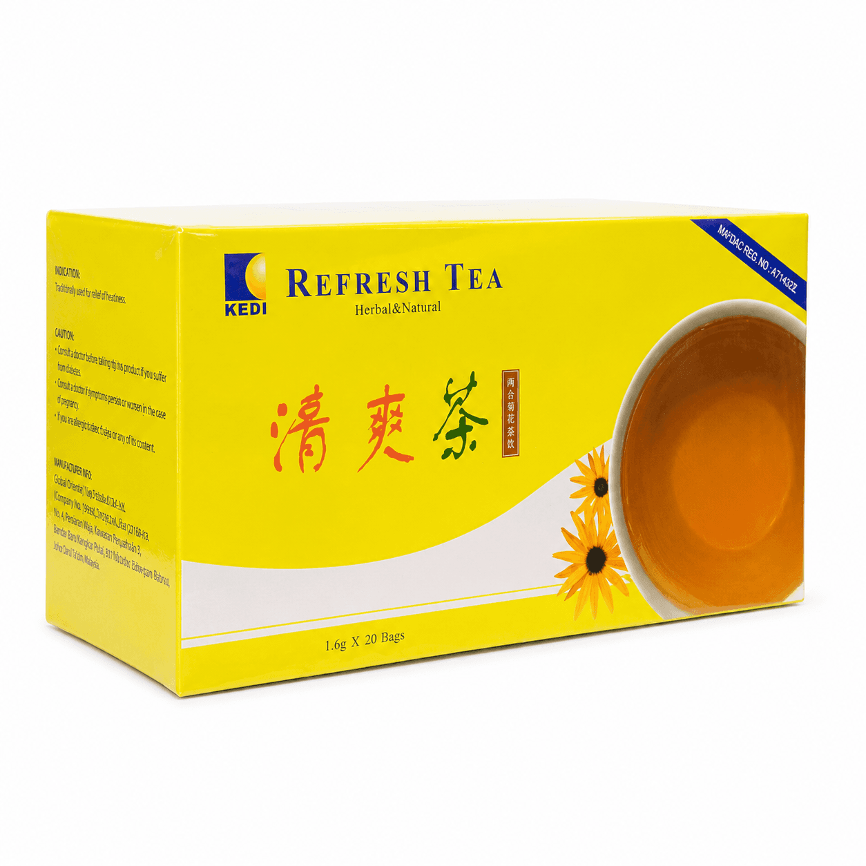 Refresh Tea for Throat, Eye, Digestion and Detox Support — on xHerbs Store Nigeria