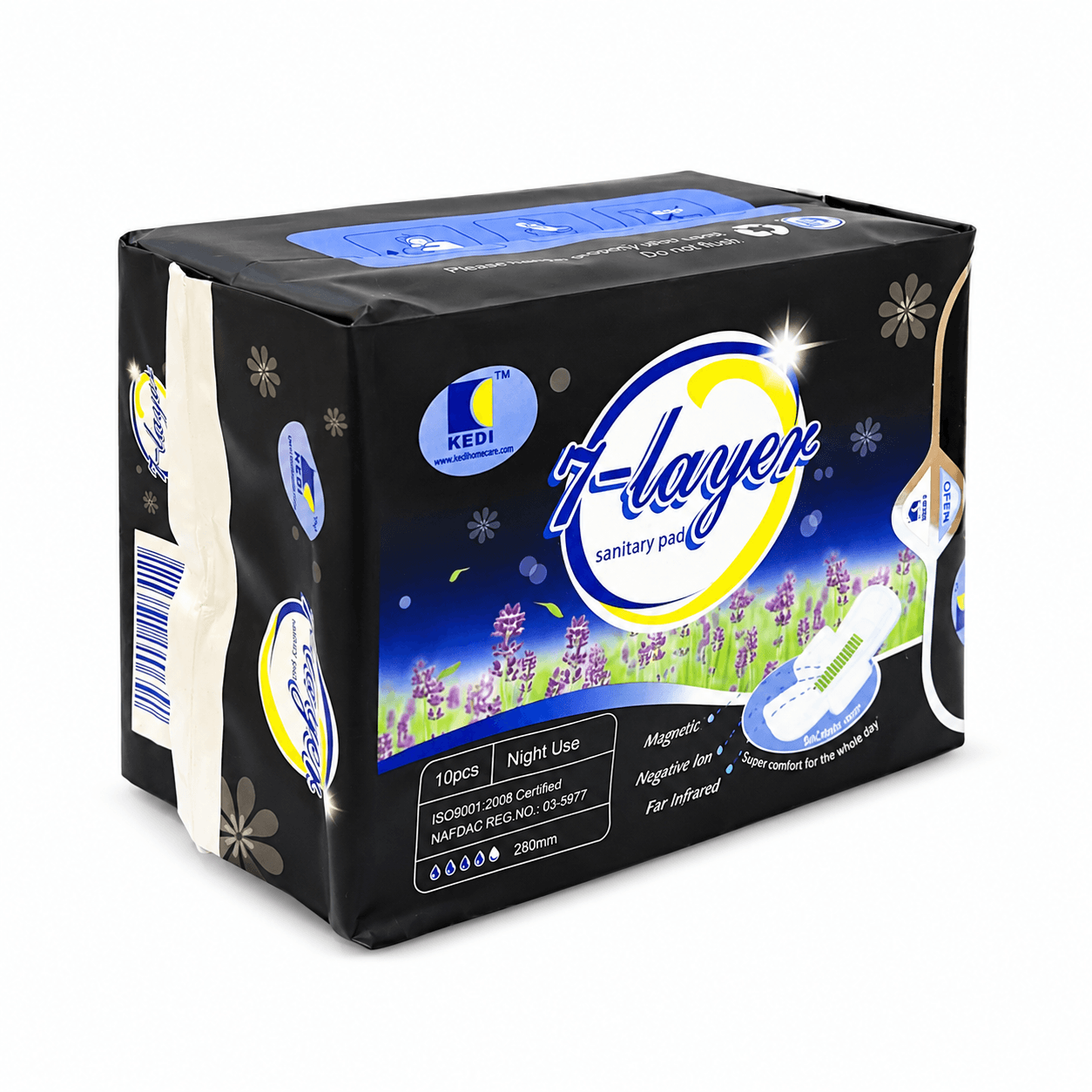7 Layers Pad for Menstrual Hygiene, Comfort and Odor Control — on xHerbs Store Nigeria